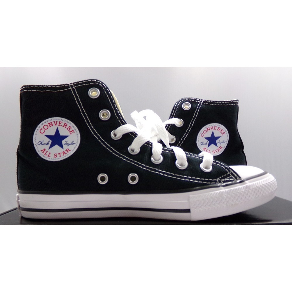 Converse 3J231 Chuck Taylor Kids High Top Sneakers Black Size US 10.5 UK 10